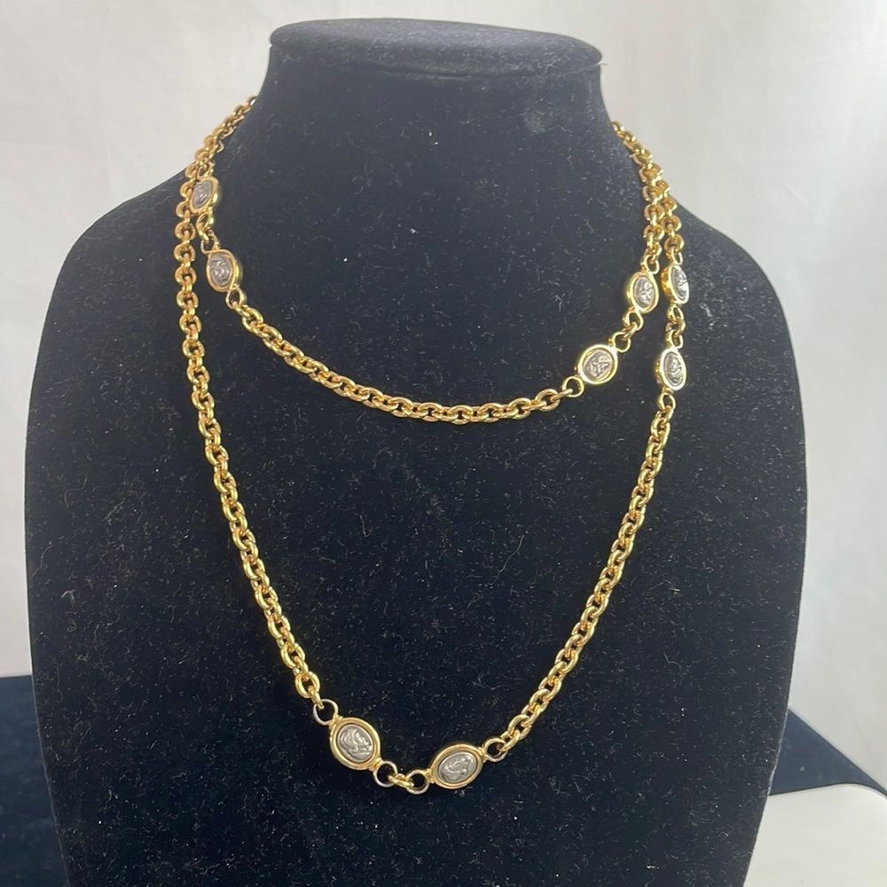 Elegant Gold and Silver Women's Necklace